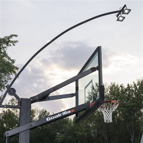 outdoor basketball hoop lights
